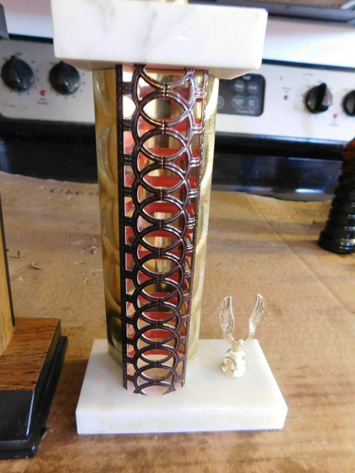 PAIR OF MID-CENTURY BOWLING TROPHIES  GROUP #11