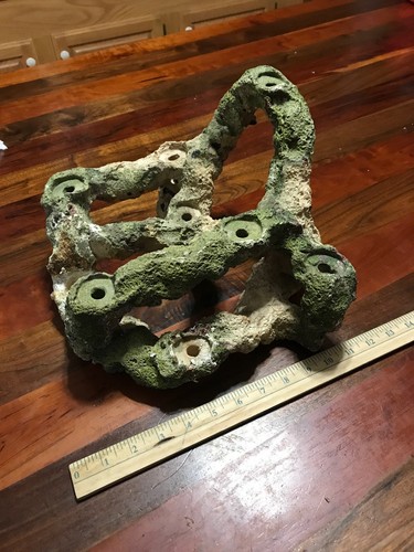 9 HOLE CERAMIC FRAG ROCK display cave structure, FRAG DISPLAY PROPOGATION Tonga