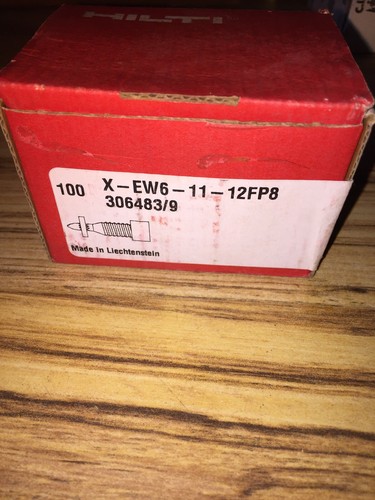 HILTI EW6-11-12 FP8 BOX OF (82) (NEW Other)