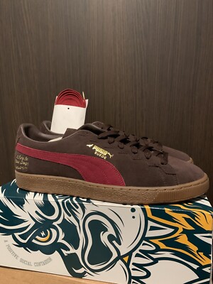 Puma x Staple Suede Dark Chocolate-Rhubarb 393543-01 NEW MEN SIZE 13