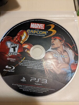 Marvel Vs. Capcom 3: Fate Of Two Worlds (PlayStation 3) DISC ONLY
