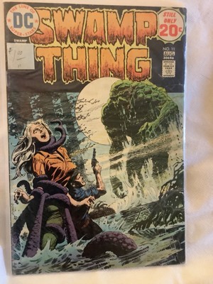 Swamp Thing #11  DC Comics Bronze Age 1974 Dominguez Art Cover VF