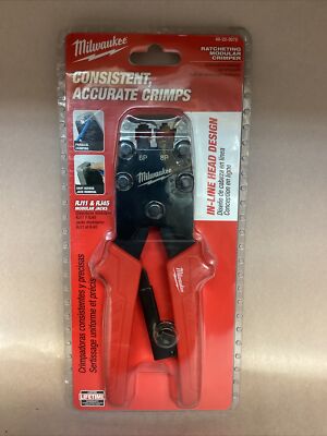 Milwaukee 48-22-3075 Ratcheting Modular Crimps NEW