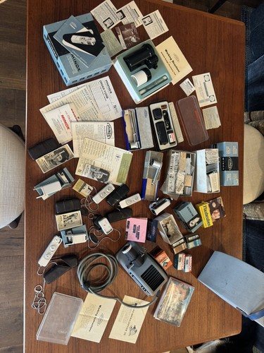 1960s Minox 'Spy' Cameras - HUGE COLLECTION - Film, Flash