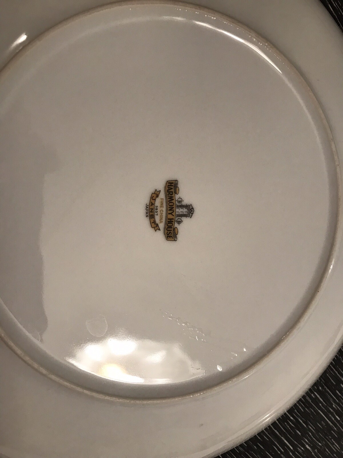 Four Harmony House Janet 3837 Dinner Plates