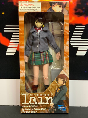 LAIN in Schoolgirl Outfit Serial Experiments Limited Action Figure NRFB PERFECT
