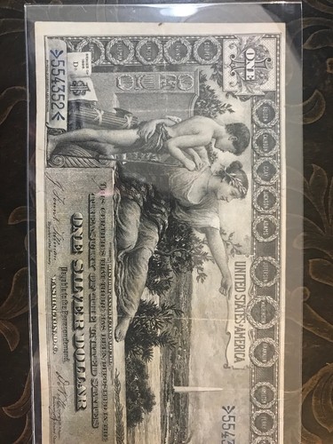 Series Of 1896 $1 Silver Certificate