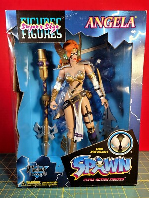 ANGELA - McFARLANE SPAWN SUPER SIZE ULTRA-ACTION FIGURES 13' 1996 UNOPENED 