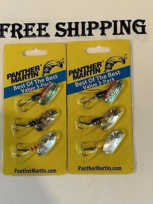 LOT OF 2 Panther Martin BOB3 Best Of The Best Spinner Kit, #4, 1/8 oz LURES
