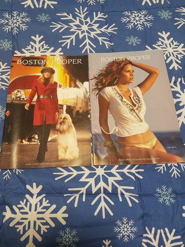 lot of 18 Boston Proper catalogs 2004 to 2009