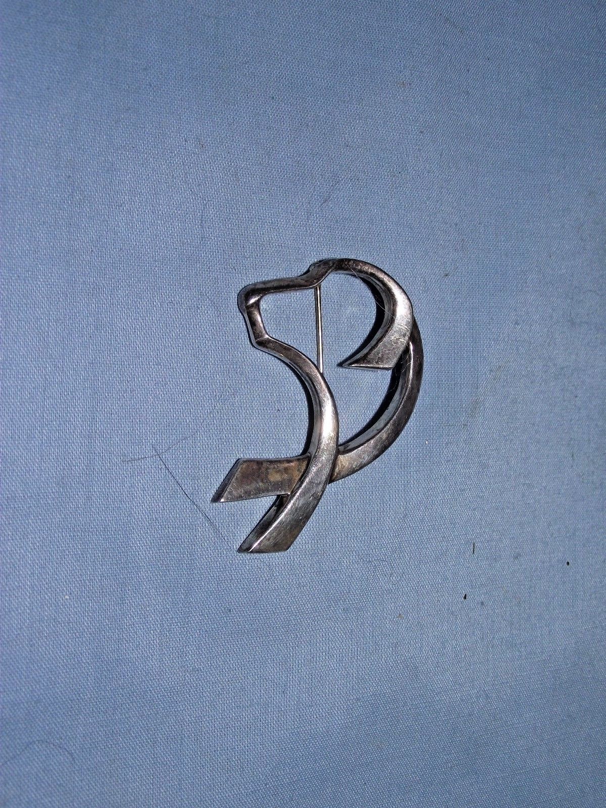 RARE Paloma Picasso Sterling Dog Brooch by Tiffany & Co.