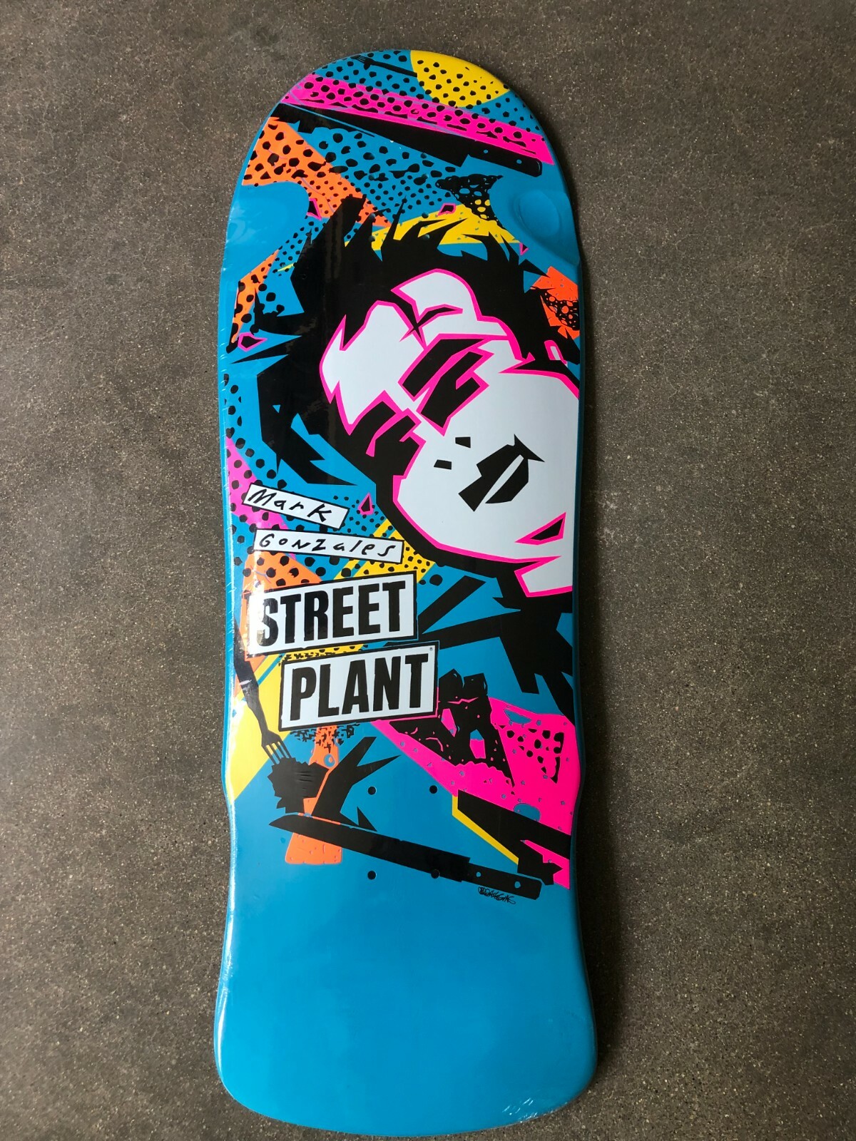 c*i様 Mark Gonzales SkateBoard Vision Mark Gonzales Gonz Reissue Skateboard Deck in Green