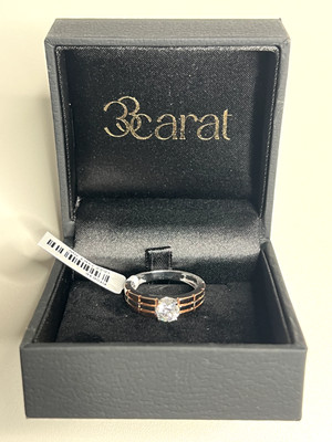 33Carat Lustrous Essence Ring - 1 Carat Round Lab Grown Diamond Ring