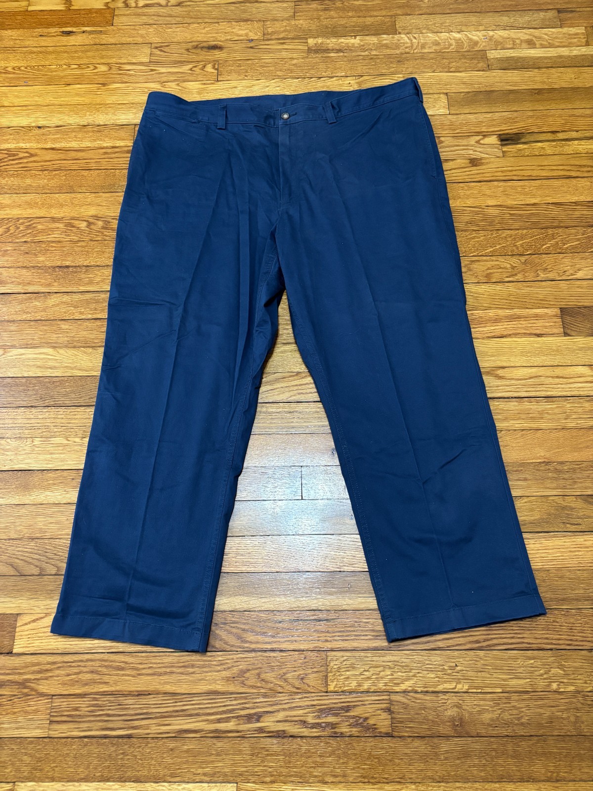Duluth Trading Co. Mens Chino Khaki Pants Size 46x30 Navy