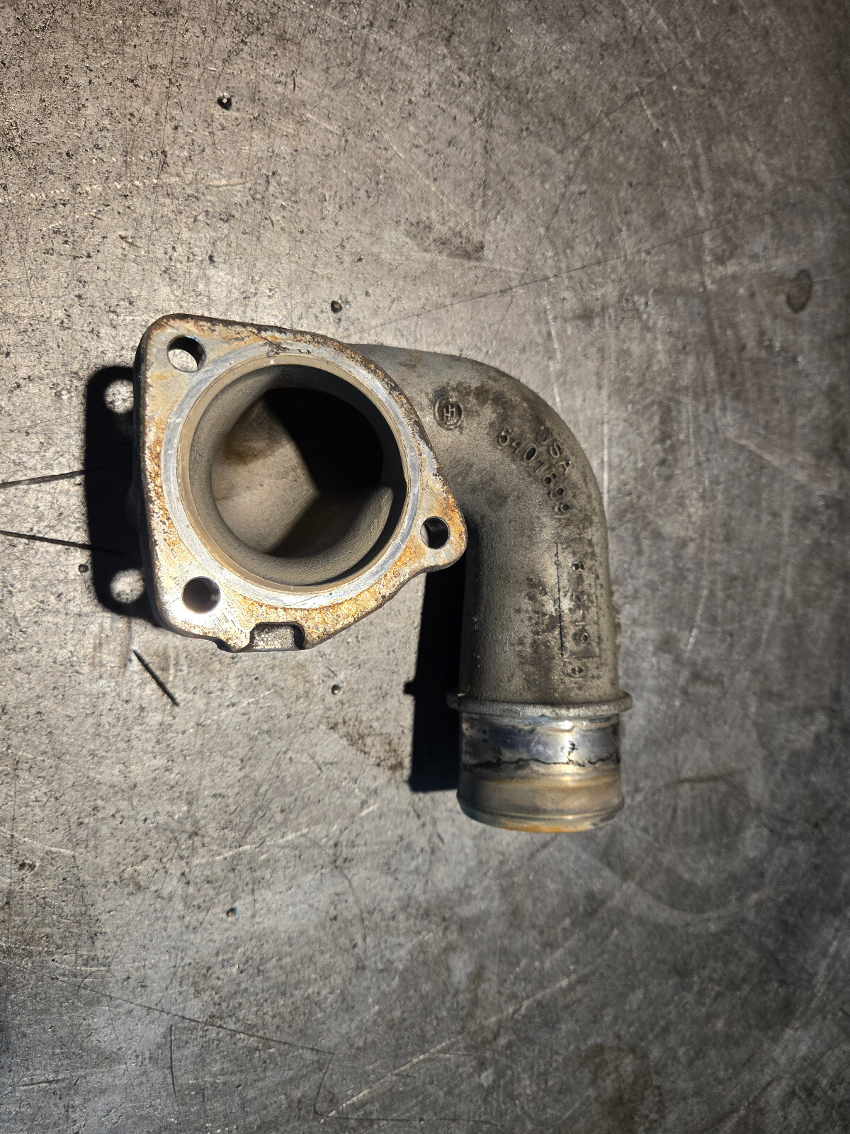 19-23 Dodge Cummins Thermostat Housing RAM 5401899 2500/3500 Diesel OEM Diesel - Picture 4 of 5