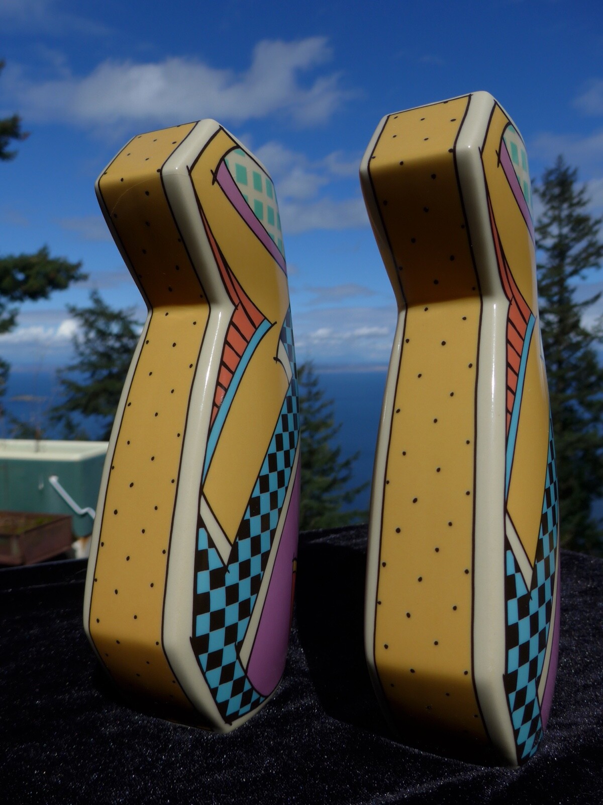 Rosenthal 2 Candlesticks, Designer Dorothy Hafner, Pattern 