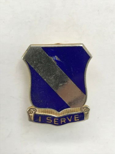 US Military Lapel Pin   51st Infantry Regiment Army Unit Crest (Rotal Blue)