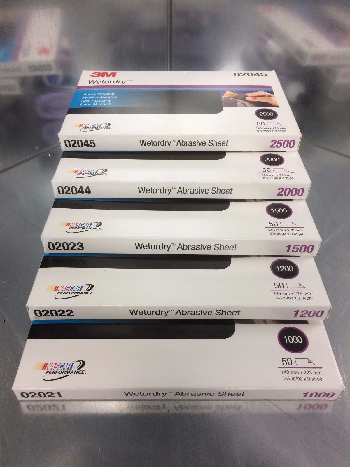3m 10001200150020002500 Grit Wet Or Dry Sandpaper 5.5