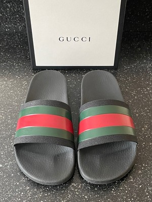 GUCCI Pursuit '72 Rubber Slide 'Black 