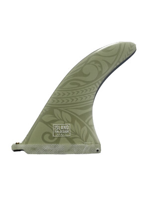 Island Fin Design Surfboard Longboard Fin 9.0  Hawaii Aloha Hand Made In Hawaii