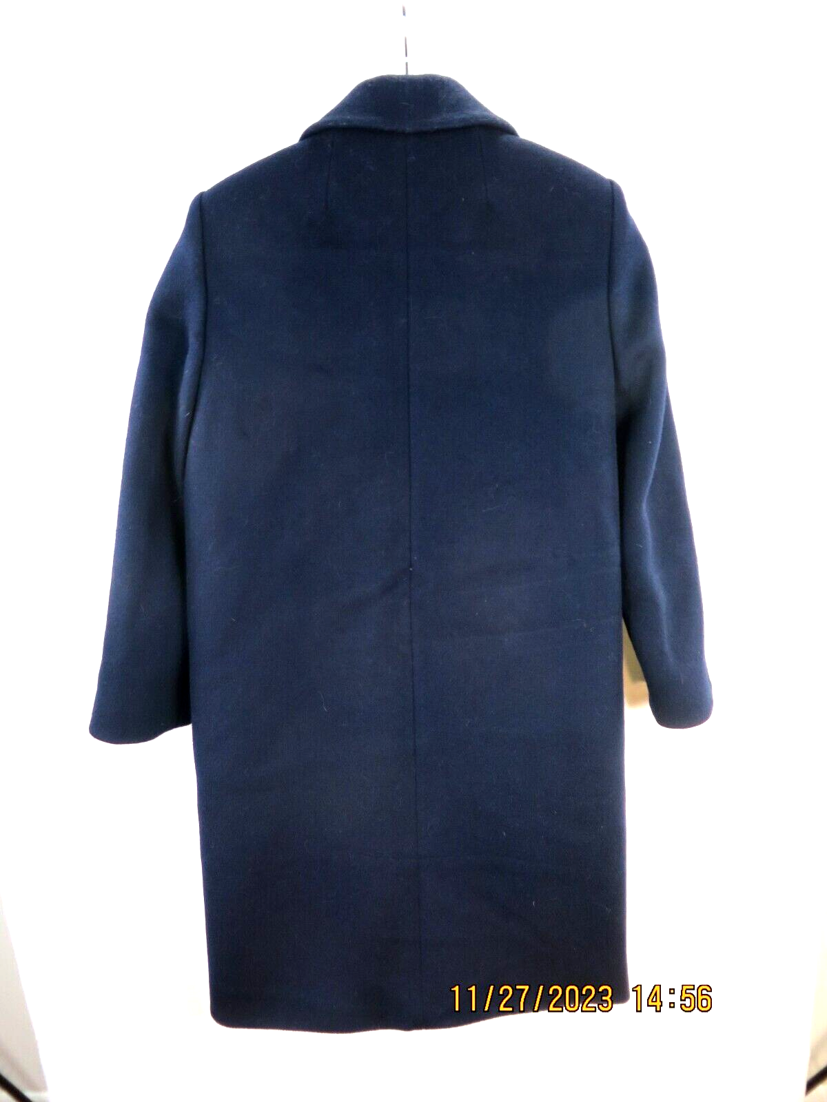 J.G. HOOK SZ Peti M/S 100% Wool Navy Blue Thick Sturdy