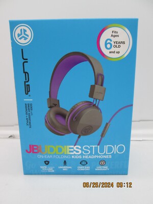 JLabs JBuddies Studio On-Ear Kids Wired Headphones 6 & Up E1