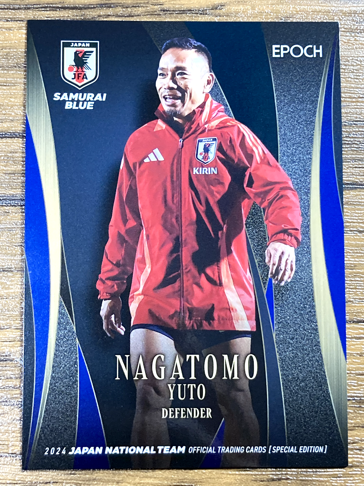 Samurai Blue Japan National Team Soccer Card Epoch 2024 No.5