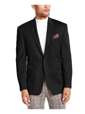 

RALPH LAUREN Мужской черный однобортный блейзер из смесовой шерсти 44 л, LCSS12QA0001