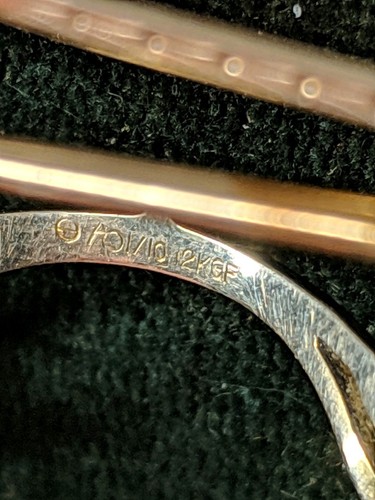 American Optical AO 1/10 12K GF Gold Vintage eyeglasses W/case