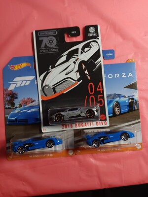 Hot Wheels Forza 94 Bugatti EB110 SS And Divo Walmart