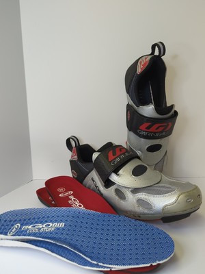 Louis Garneau Tri Ergo Air Cycling Shoes Women's 13 US hot cool insoles 