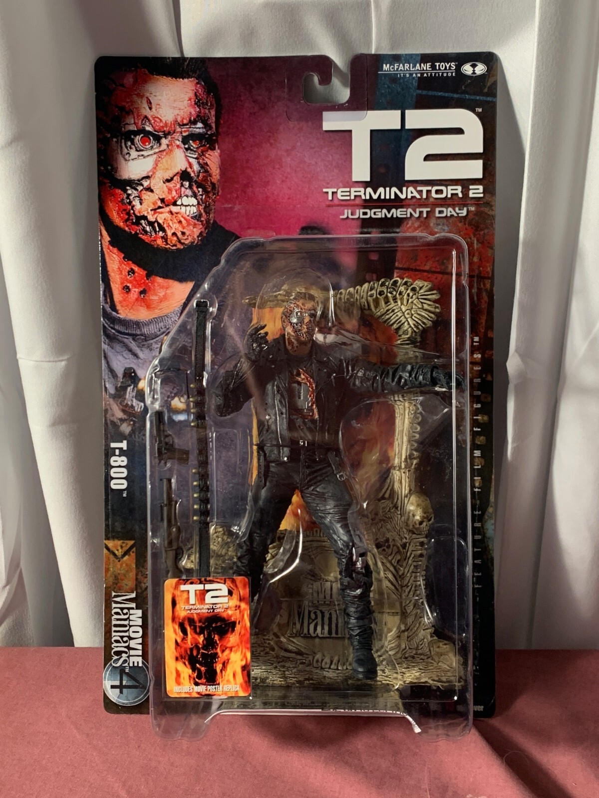 マクファーレントイズ　ムービーマニアックス4T-800 ターミネーター2 セット マクファーレントイズ ムービーマニアックス4T-800