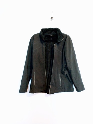Zeroxposur black winter jacket with zippered pockets and Zeroxposur black winter jacket with zippered pockets and