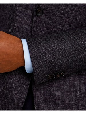 Pre-owned Theory Mens Bowery Navy Extra Slim Fit Wool Blend Suit Separate Blazer 38s