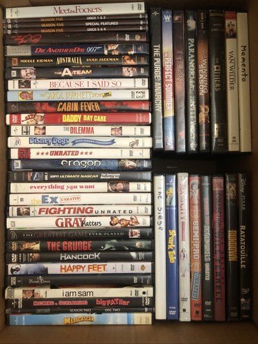 Bulk Lot Of 94 DVD's! Or Pick Any Individual Title For $.50