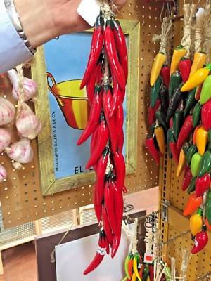 HANDMADE MEXICAN RISTRA OR STRING - RED ARBOL CHILE (B)  ***FREE FREIGHT***