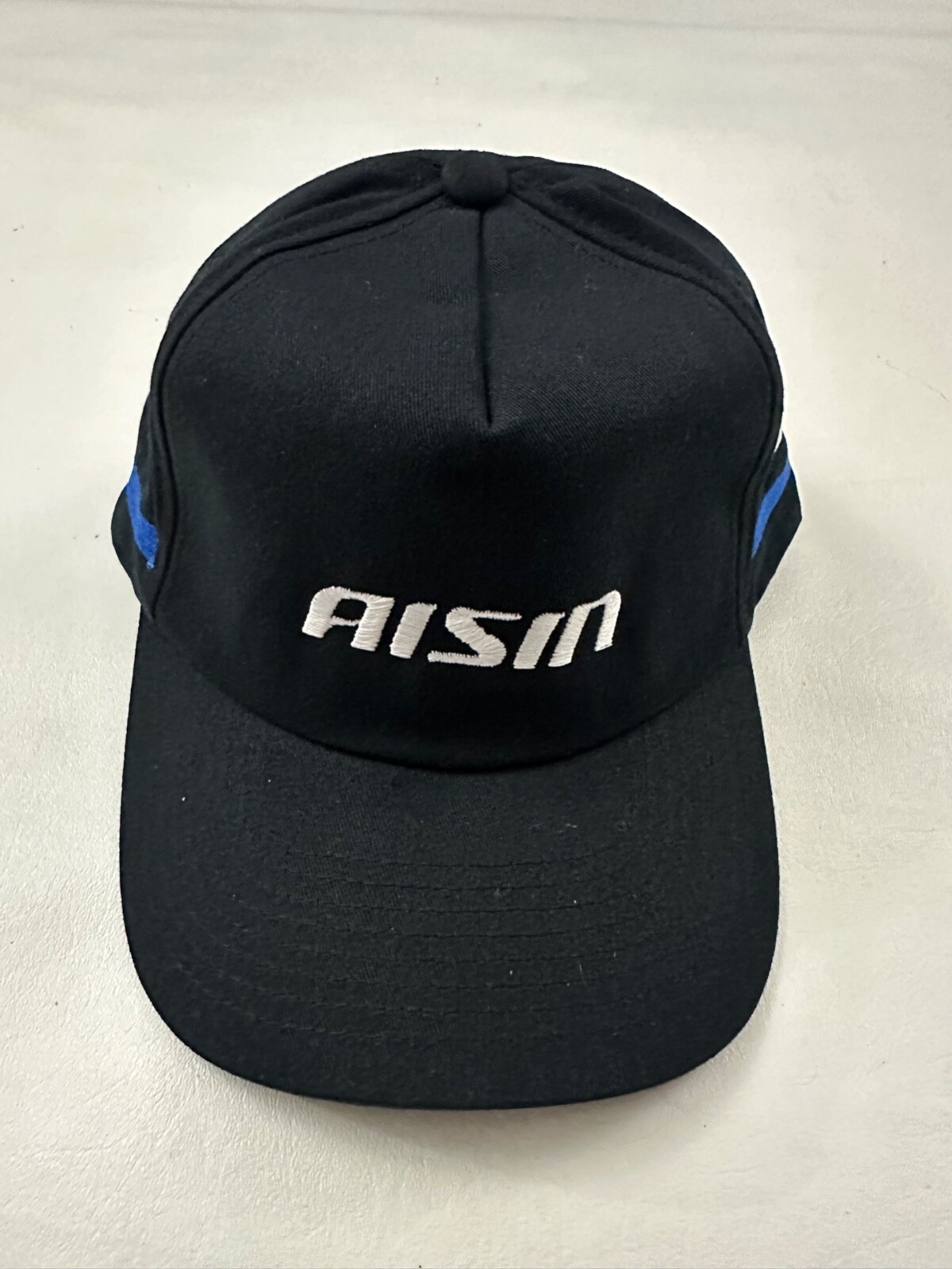 AISIN Logo Embroidered Black Adult Snapback Cap Hat One Size