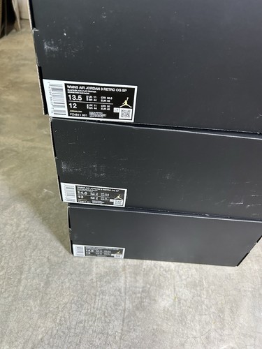 Pre-owned Jordan Sz 13m -a Ma Maniere X Air  3 While You Were Sleeping Fz4811-001 Ships Now In Black