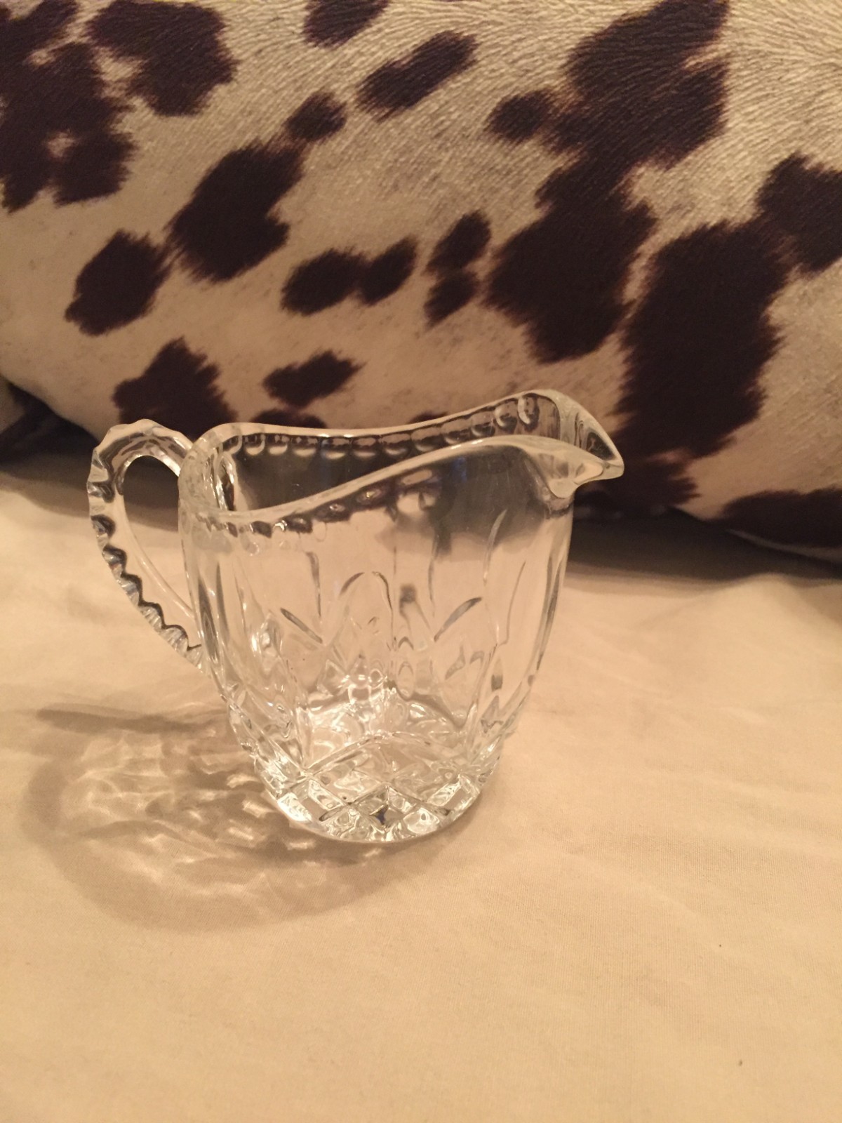 Gorham Crystal Cherrywood Clear Creamer
