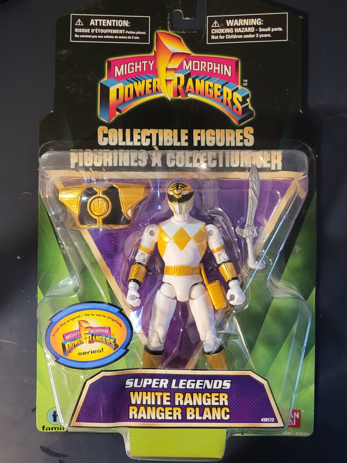 Mighty Morphin Power Rangers White Ranger Super Legends New