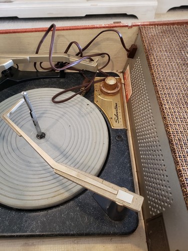 Vintage Silvertone Turntable, Model: 9244, Needs Repair