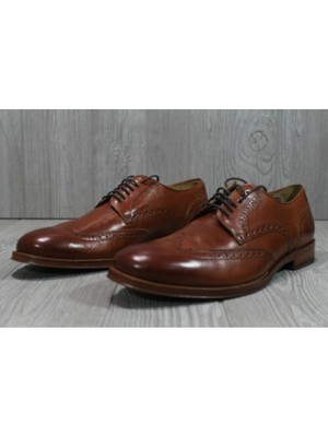 

COLE HAAN Мужские Коричневые Кожаные Оксфорды Gramercy Wingtip Toe Block Heel, Коричневый, C29552