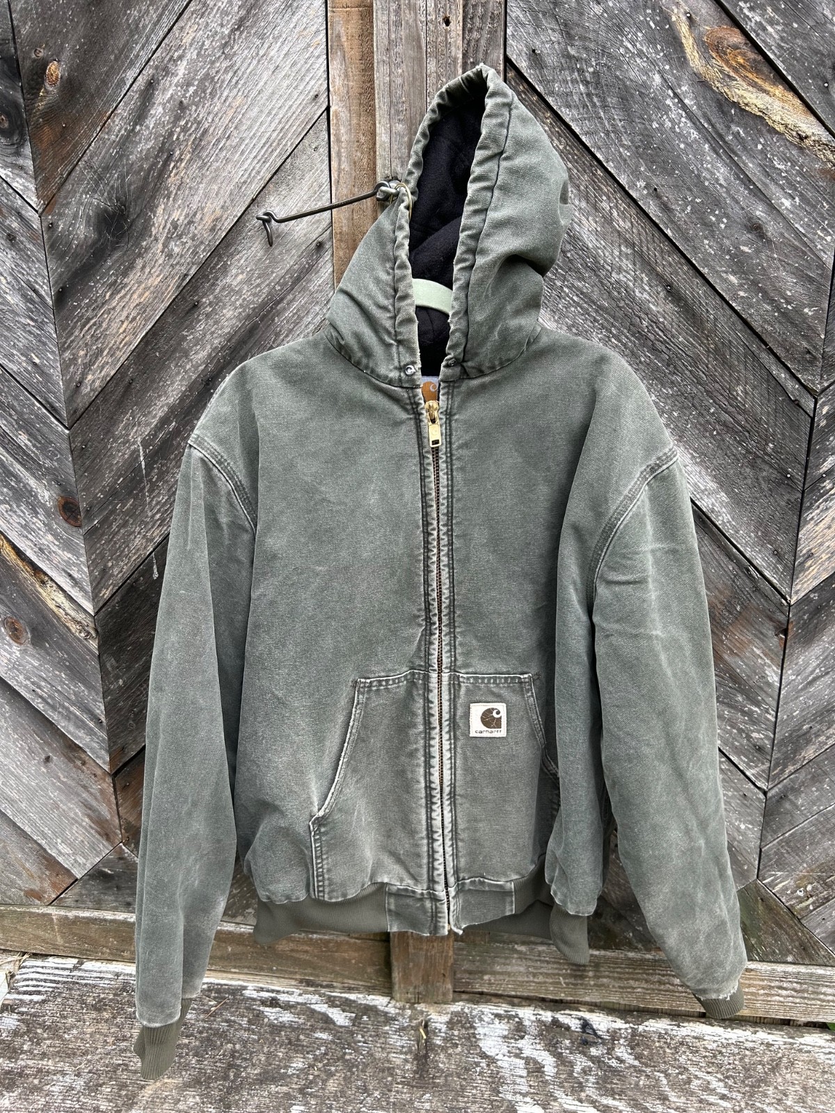 Carhartt J68HTG グリーン ジャンパー 90s カーハート アクティブジャケット グリーン J68HTG 2XL