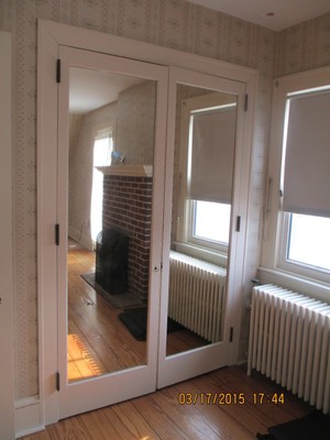 Sliding Mirror Closet Doors With Frame For Sale Online Ebay