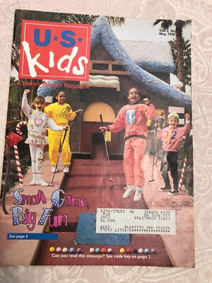 US Kids Magazine May 1990 Weekly Reader Small Games Big Fun -  Good+