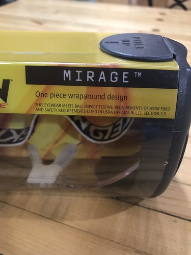 Ektelon Mirage Racquetball Eyewear Vented Sides-Anti Fog-headstrap- Brand New!!