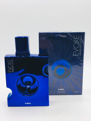 Ajmal Evoke Midnight Edition Parfum Men Spray 3.0 oz New In Box