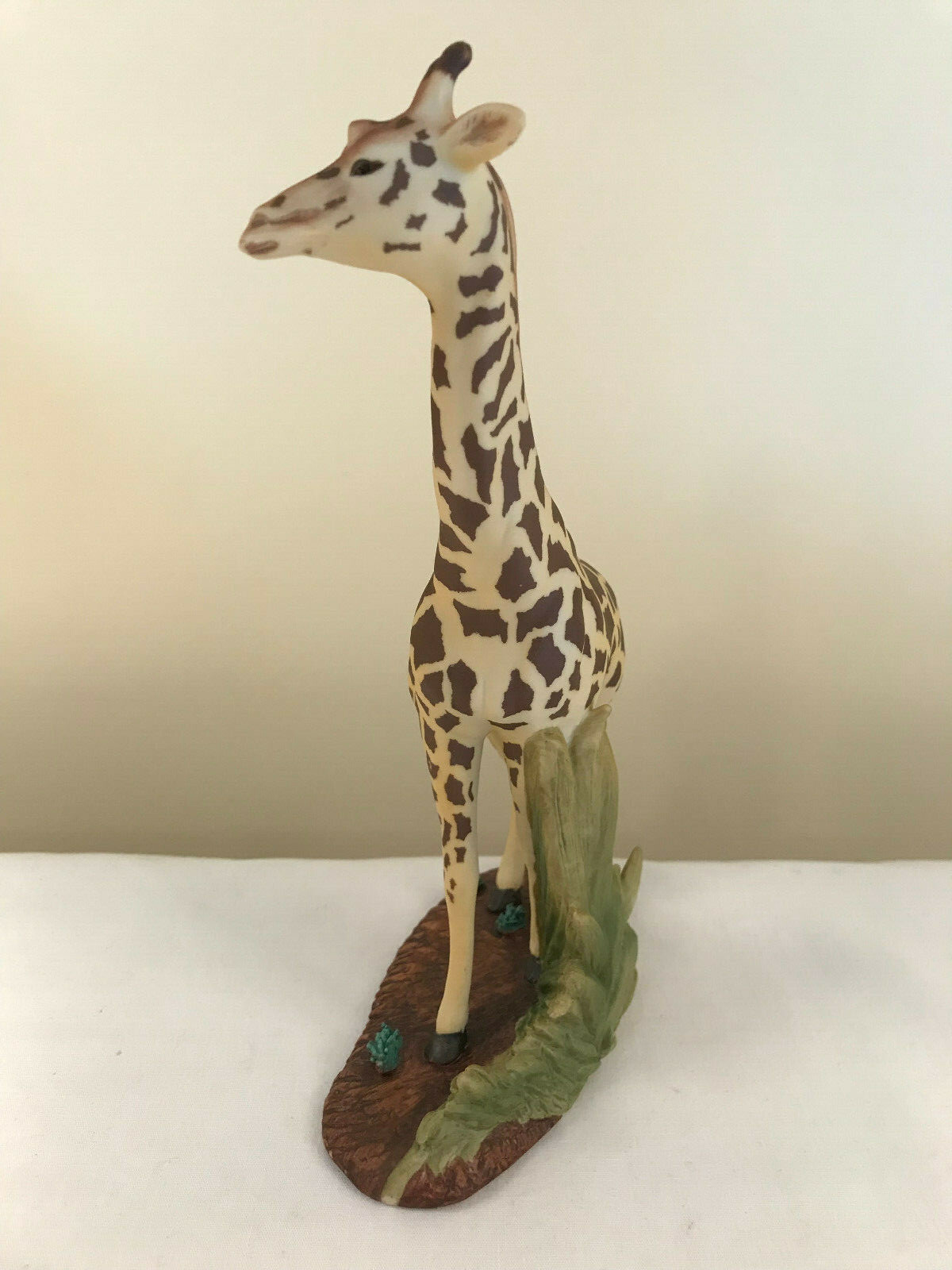 Vintage GIRAFFE Standing Figurine # 7664 Andrea by Sadek Hand Painted Porcelain
