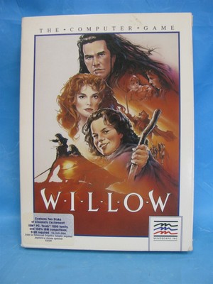 RARE 1988 Willow The Computer Game (IBM PC 5.25) COMPLETE IN BOX