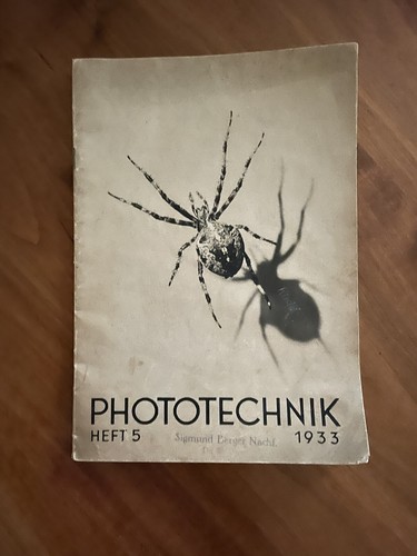 1933 German ZEISS IKON vintage Magazine PHOTOTECHNIK | eBay